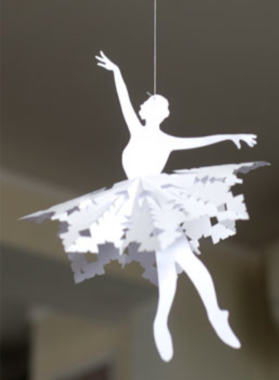 kantsten strække deltager Snowflake Ballerina Craft – Louisville Ballet